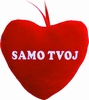 PLIŠ SRCE SAMO TVOJ  9CM 